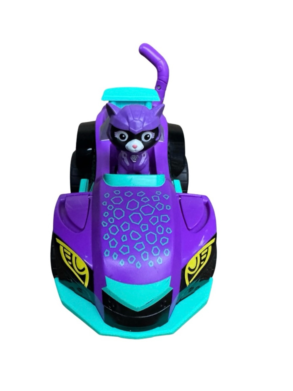PAW Patrol Cat Pack Transforming Purple Vehicle and Shade Character